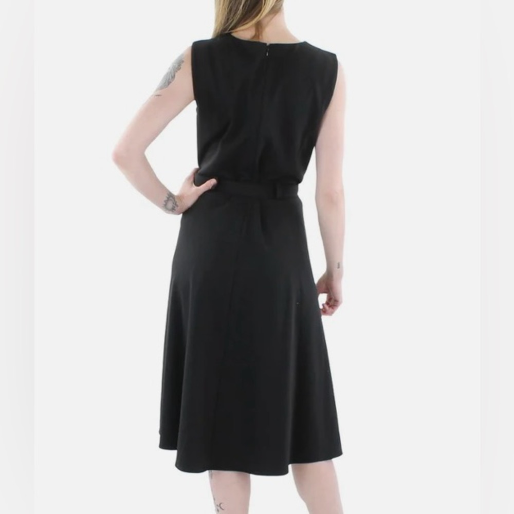 Euc Calvin Klein Houndstooth Patchwork Asymmetric… - image 3